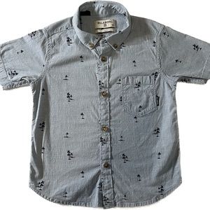 Billabong boys Sundays button up shirt, size 5